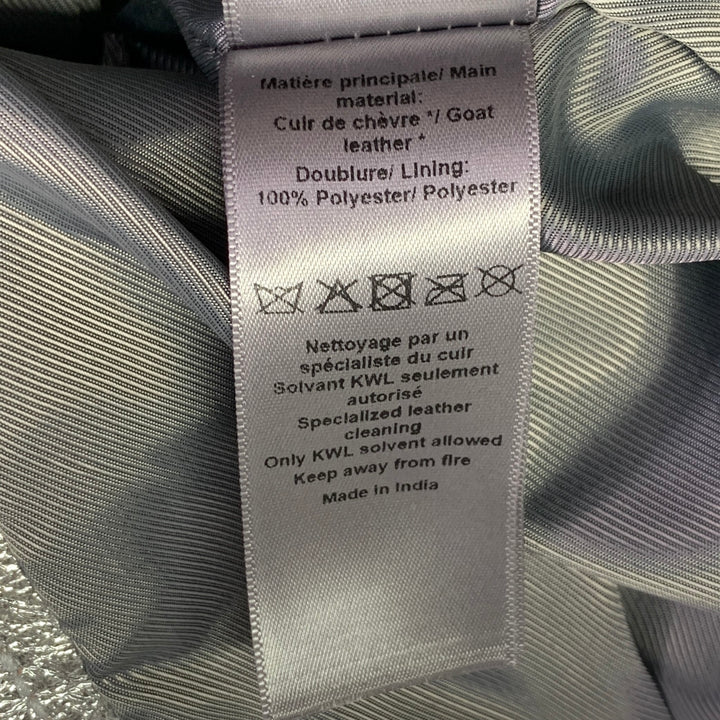 ZADIG & VOLTAIRE Size XS Poete Metallic Silver Jean Cut Straight Casual Pants