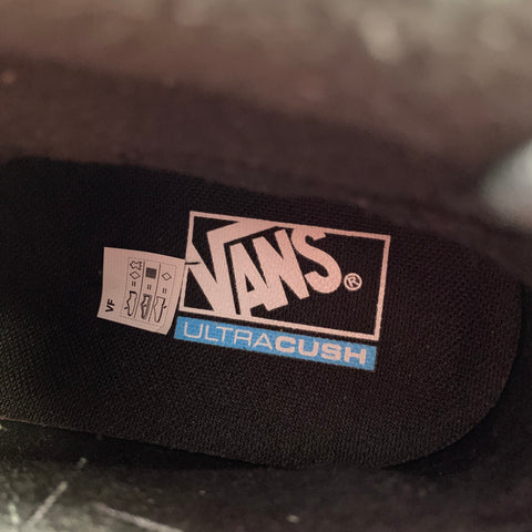 VANS Size 11 Sk8-Hi MTE-2 Grey Black Color Block Suede High Top Sneakers