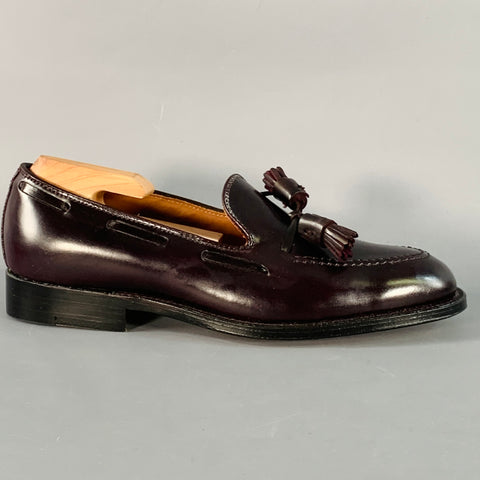ALDEN Size 7 Color 8 Horween Shell Cordovan Leather Tassel Moccasin Loafer