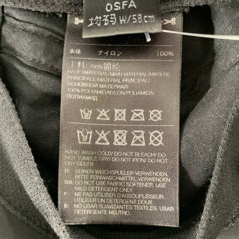 Y-3 Size One Size Black Quilted Polyamide Hat