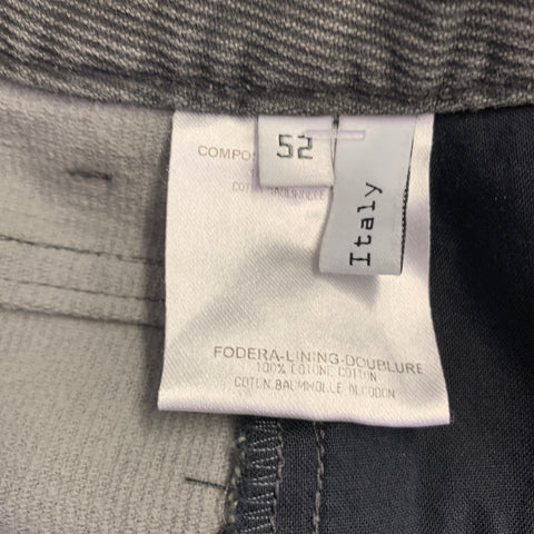 BALENCIAGA Size 36 Grey Corduroy Cotton Jean Cut Casual Pants