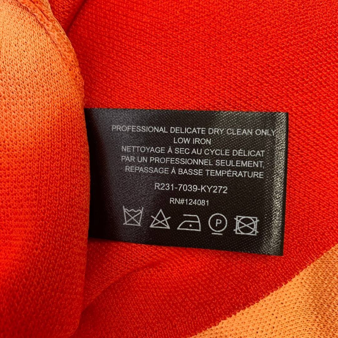 PROENZA SCHOULER Size S Orange Viscose Tie Dye Crossback Maxi Dress