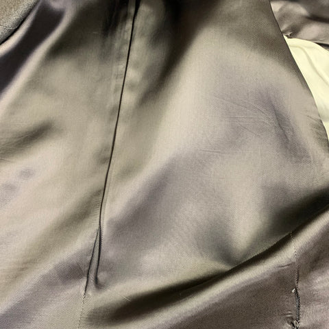 VIKTOR & ROLF Size 42 Regular Black Charcoal Wool Peak Lapel Sport Coat