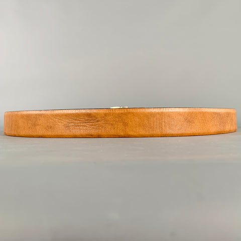 MARTIN DINGMAN Size 42 Tan Leather Belt