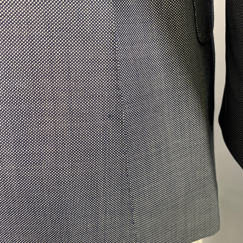 SUIT SUPPLY Size 44 Navy White Dots Wool Single Breasted Sport Coat