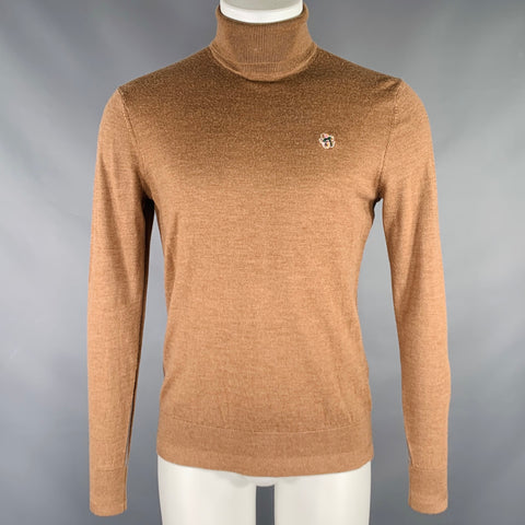 TED BAKER Taille M Pull col roulé en laine marron