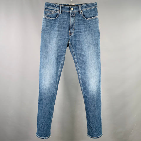 CLOSED Size 30 Blue Cotton Straight Jeans