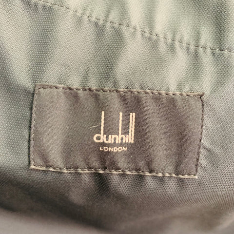 DUNHILL Vintage FW09 Size 42 Black Double Breasted Trenchcoat