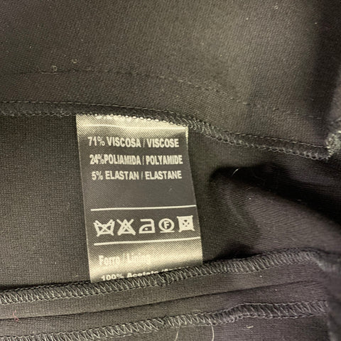 ISABEL DE PEDRO Size 6 Black Viscose Blend Blazer