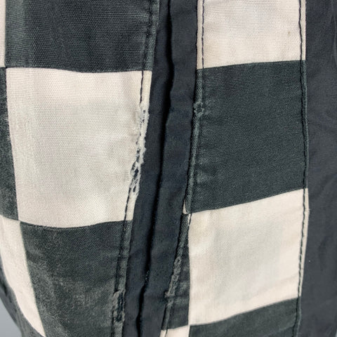 COMME des GARCONS HOMME PLUS Size M Black White Polyester Shorts