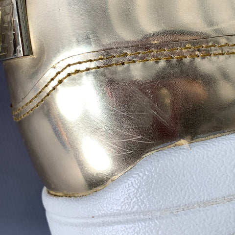 NIKE 2020 30th Anniversary Size 12 Gold Metallic Low Top Sneakers