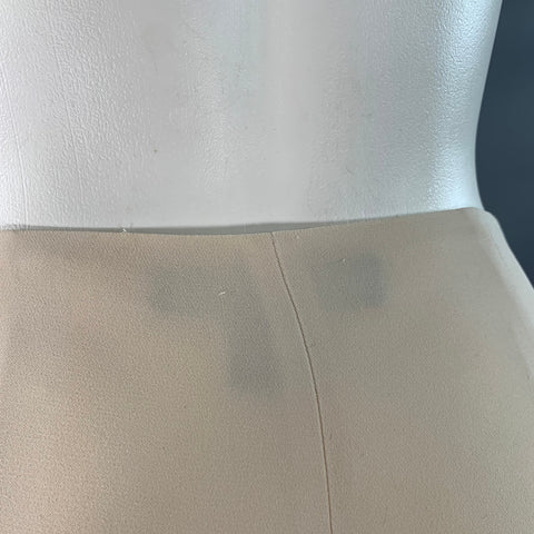 RALPH LAUREN Size 6 Cream Silk Wide Leg Dress Pants