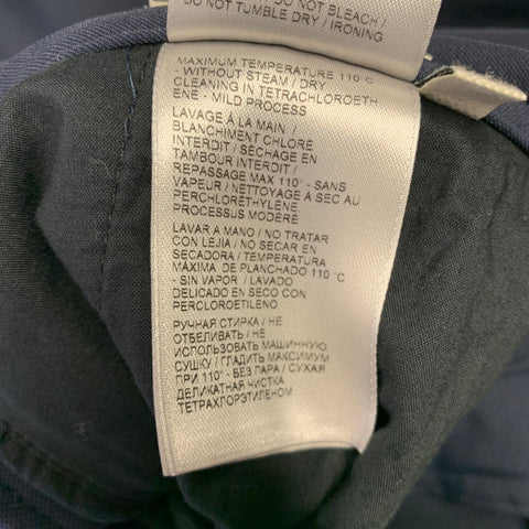 BOTTEGA VENETA Pre-Fall 2019 Size 32 Navy Polyamide Blend Casual Pants