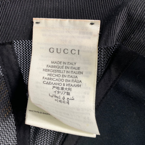 GUCCI Tan Black Monogram Polyester Blend Hats