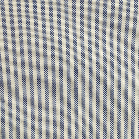SID MASHBURN Size L Blue White Stripe Cotton Oxford Long Sleeve Shirt