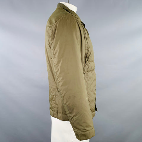 DIRK BIKKEMBERGS Taille L Veste en mélange de polyester vert olive