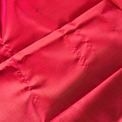VINTAGE Grey Pink Reversible Fringe Scarf