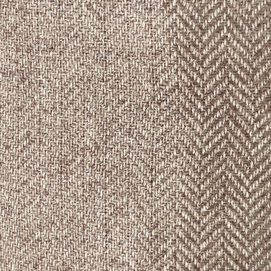 ERMENEGILDO ZEGNA Size 42 Beige Taupe Herringbone Cashmere Silk Sport Coat