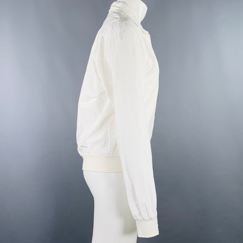 ORLEBAR BROWN Size M White Polyester Nylon Zip Up Jacket