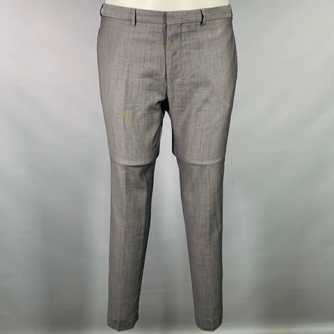 THE KOOPLES Size 38 Grey Wool Notch Lapel Suit