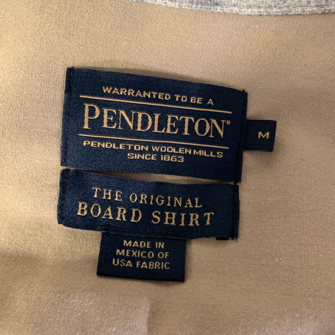PENDLETON Size M Grey Heather Wool Long Sleeve Shirt