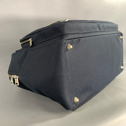 JACK SPADE Navy Black Canvas Duffle Bag