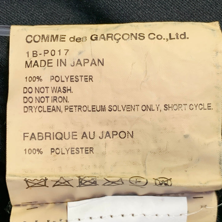 COMME des GARCONS Size M Black Polyester Large Pockets Dress Pants