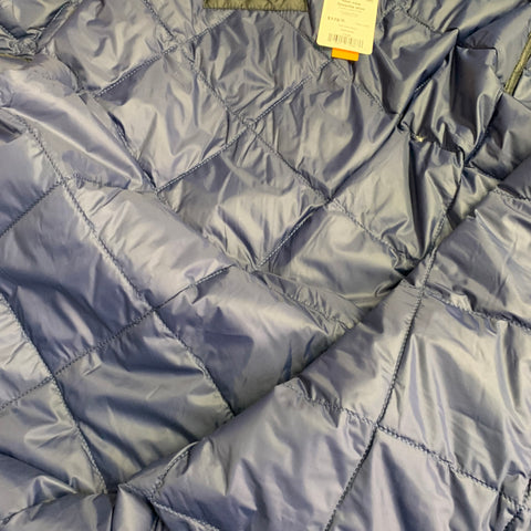 MARINE LAYER Fall 2023 Size L Rhett Navy Quilted Nylon Zip Up Jacket