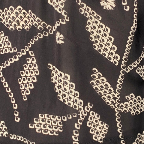 MARANT ETOILE Size 8 Elonae Black Cream Viscose Abstract Drawstring Skirt