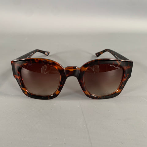 TOMMY HILFIGER Brown Tortoise Sunglasses