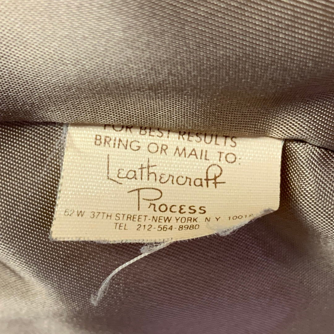 SAKS FIFTH AVENUE Vintage Size 44 Beige Suede Bomber Jacket