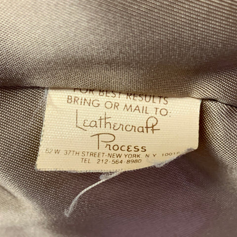 SAKS FIFTH AVENUE Vintage Size 44 Beige Suede Bomber Jacket