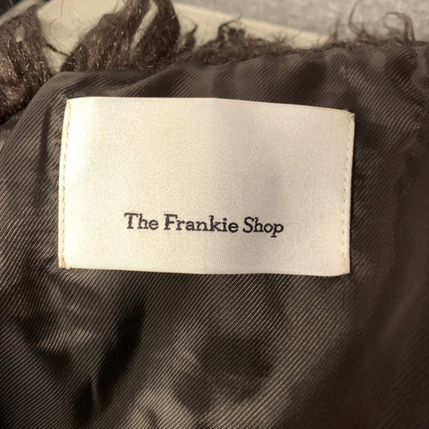THE FRANKIE SHOP Size Oatmeal Wool Blend Shirt dress Shirt