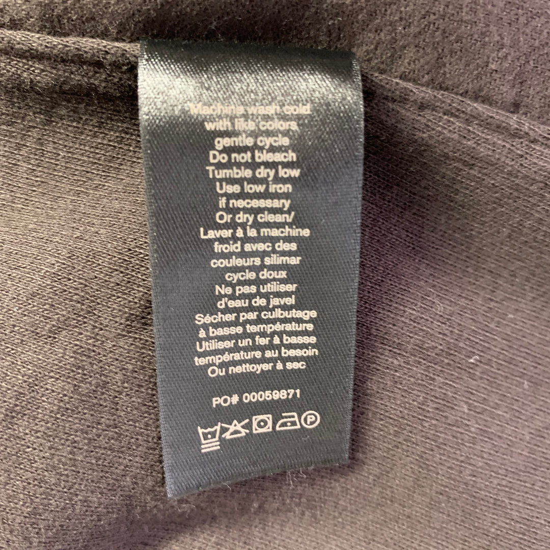 RAG & BONE Size XL Brown Twill Cotton Spread Collar Long Sleeve Shirt