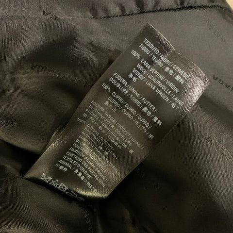 BALENCIAGA FW2020 Size M Black Wool Pagoda Coat