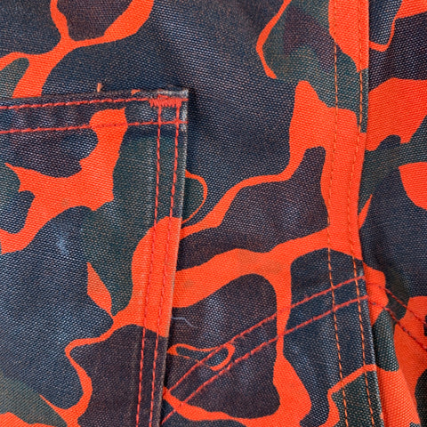 G-STAR Size 30 5622 Orange Black Camo Cotton Button Fly Casual Pants