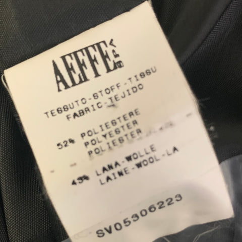 JEAN PAUL GAULTIER Size 12 Black Wool / Polyester Coat