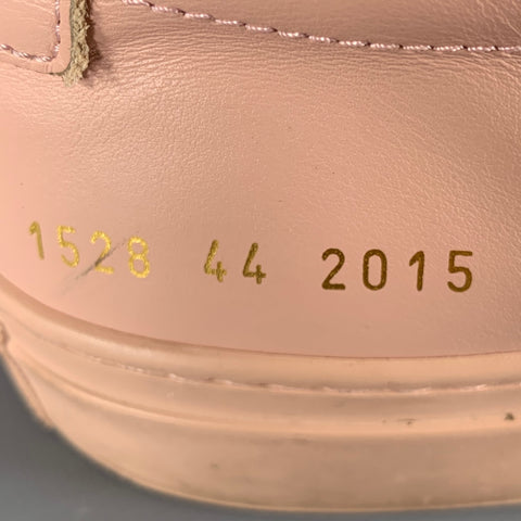 Baskets basses en cuir rose COMMON PROJECTS Taille 10.5