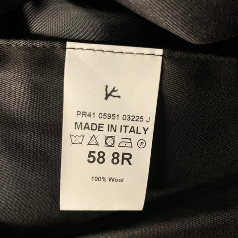 ISAIA Chest Size 48 Navy Dark Grey Wool Notch Lapel 40 37 Suit