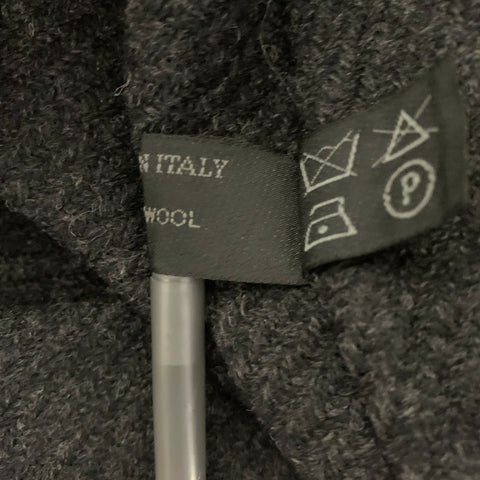PRADA Size 2 Grey Dark Grey Wool Blend Mini Skirt