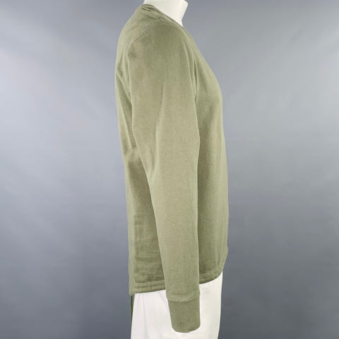 Sweat-shirt ras du cou JOHN ELLIOTT en coton vert, taille L