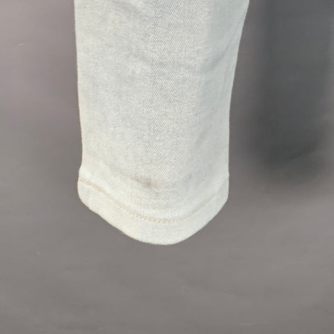 PAIGE Size 29 Federal Blue Cotton Blend Slim Straight Zip Fly Jeans