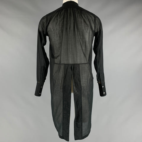 FAITH CONNEXION Size XS Black Cotton Tails Long Sleeve Shirt