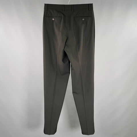ISSEY MIYAKE Size M Black Wool Pleated Dress Pants
