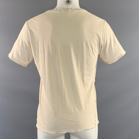 UNDERCOVERISM Size M Beige Black Giraffe Cotton Crew Neck T shirt