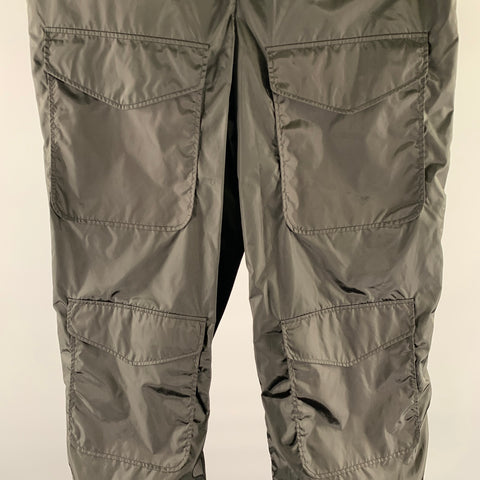SIMONE ROCHA Size L Black Polyester Cargo Casual Pants