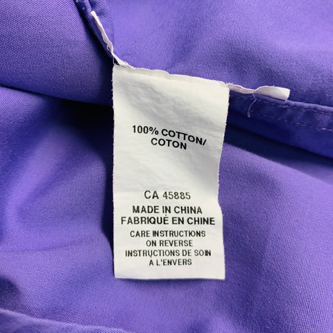 MICHAEL KORS Size M Purple Cotton 2 Pockets Long Sleeve Shirt