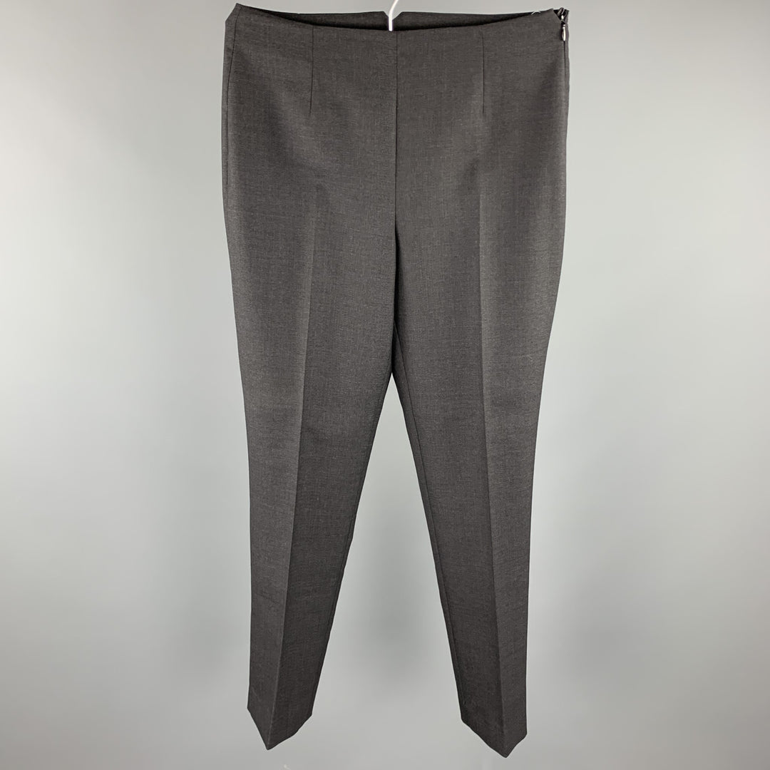 COLECCIÓN RALPH LAUREN Talla 4 Pantalón de vestir plisado gris