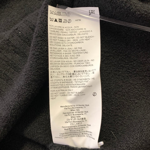 JIL SANDER Size M Black Wool Pull On Sweater