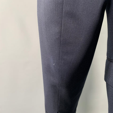 THEORY Size 38 Navy Wool Single Breasted Suit